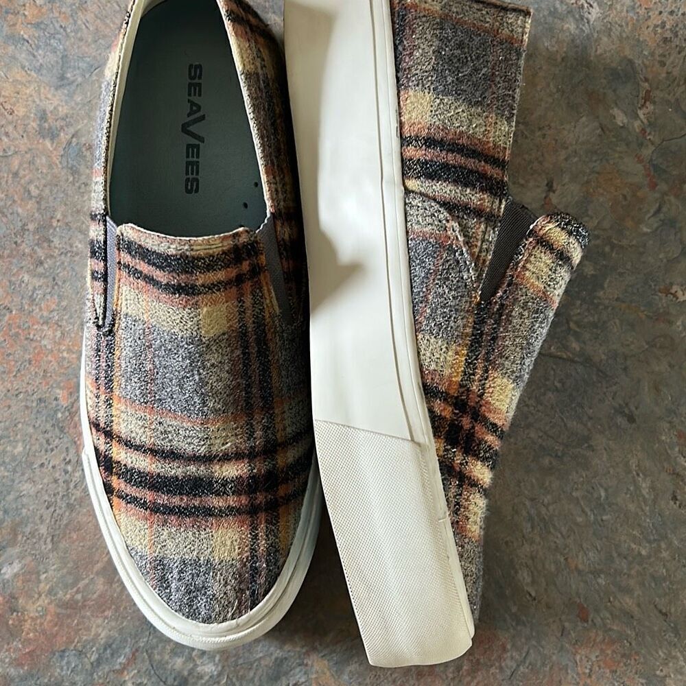 Seavees Baja Platform Slip On Loafers Shoes 7.5 Woman’s